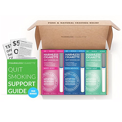 Paquete de 3 productos para dejar de fumar Producto para fumar para satisfacer y reducir los rastrillos Incluye una guía gratuita y un conjunto de variación de color hipnosis para audiómetro