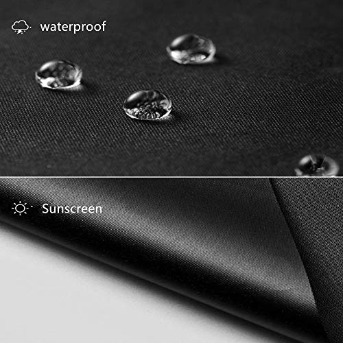 Paraguas de Viaje Compacto de Secado rápido, Marco Reforzado Resistente al Viento, Apertura y Cierre automático, Mango Antideslizante para un fácil Transporte Rojo Red Ordinary