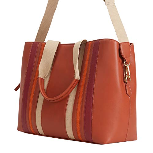 Parfois - Bolso Shopper Patchwork - Mujeres - Tallas L - Tierra
