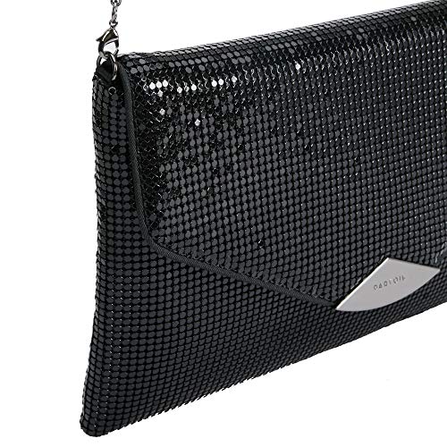 Parfois - Clutch - Bolso De Fiesta Mini Mesh - Mujeres - Tallas M - Negro