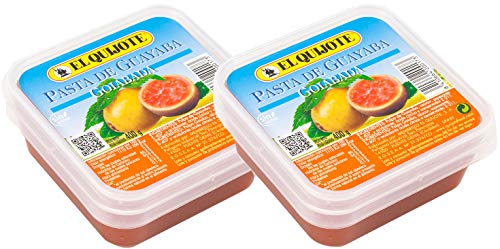 Pasta de Guayaba El Quijote. 2 Tarrinas de 400 gr cada una. Sin Alérgenos.