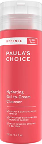Paula's Choice Defense Gel Limpiador Facial - Espuma Limpiadora Limpieza el Maquillaje y Sebo - Desmaquillante con Aminoácidos - Todos Tipos de Piel - 198 ml
