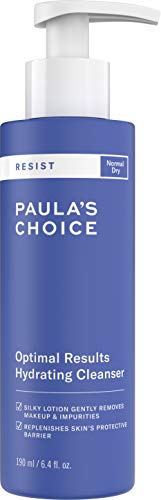 Paula's Choice Resist Antiedad Crema Limpiador Facial - Limpieza el Maquillaje y Hidrata la Piel Seca - con Glicerina - Pieles Normales a Secas - 190 ml