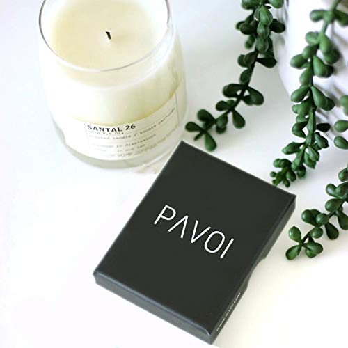 PAVOI Solitario de cristal de Swarovski chapado en oro de 14K con collar de gargantilla delicada de 1,5 quilates (7,3 mm) | Collares de oro amarillo para mujer