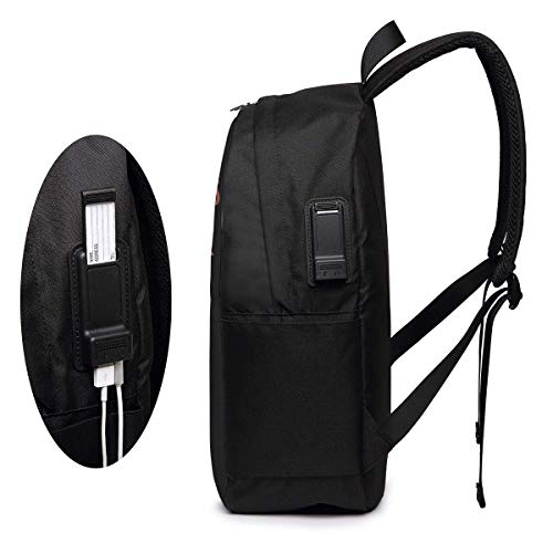 PCYN Alice in Chains Laptop Backpack, Mochilas extragrandes con Puerto de Carga USB, Mochila de Viaje para computadora para Unisex, Mochila universitaria Resistente al Agua Se Adapta a computadoras p