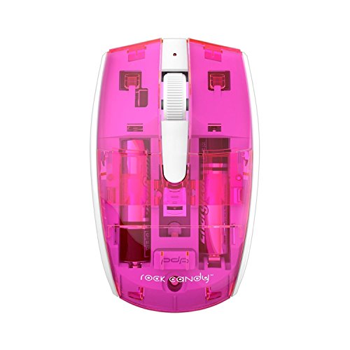PDP - Ratón Wireless Rock Candy, Color Rosa (PC, Mac)