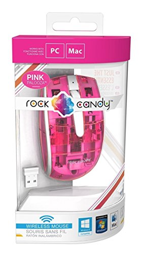 PDP - Ratón Wireless Rock Candy, Color Rosa (PC, Mac)