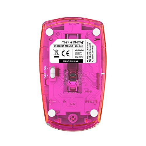 PDP - Ratón Wireless Rock Candy, Color Rosa (PC, Mac)