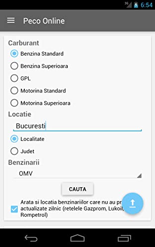 Peco Online - Fuel prices in Romania