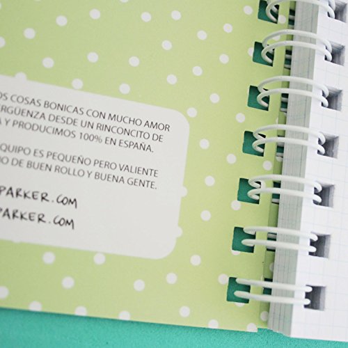 Pedrita Parker 00034 - Libreta A5, color verde