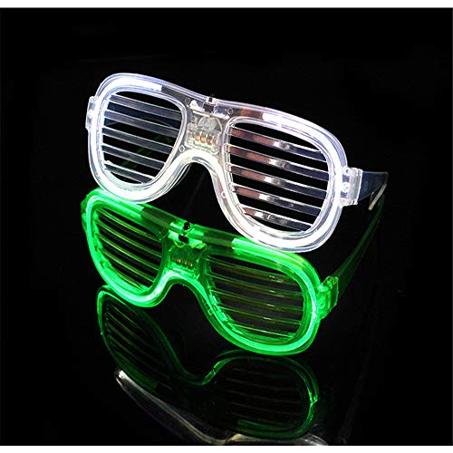 Peggy Gu Favores de la Fiesta de Glow Supplies Vidrios Ligeros llevados para la decoración Luminosa de la Navidad de Flash Party Halloween Conciertos Decoraciones navideñas