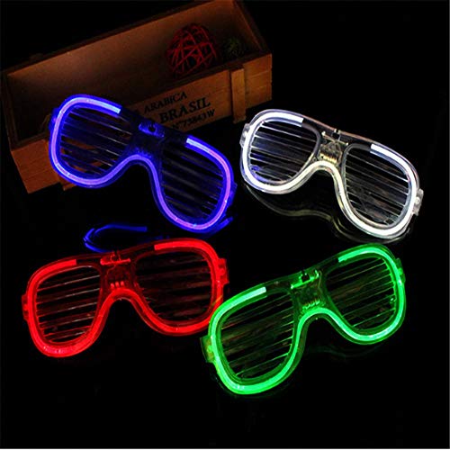 Peggy Gu Favores de la Fiesta de Glow Supplies Vidrios Ligeros llevados para la decoración Luminosa de la Navidad de Flash Party Halloween Conciertos Decoraciones navideñas