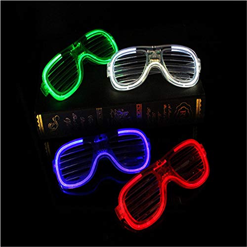 Peggy Gu Favores de la Fiesta de Glow Supplies Vidrios Ligeros llevados para la decoración Luminosa de la Navidad de Flash Party Halloween Conciertos Decoraciones navideñas