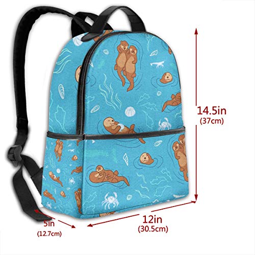 PEIGJH Mochilas Escolares Bolsa Daypack Mochila Tipo Casual para Niños y Niñas para Portátiles y Netbooks Caracol de Concha de mar