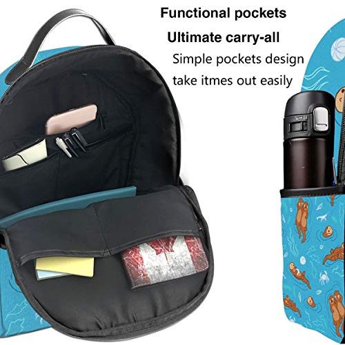 PEIGJH Mochilas Escolares Bolsa Daypack Mochila Tipo Casual para Niños y Niñas para Portátiles y Netbooks Caracol de Concha de mar