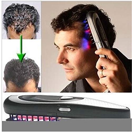 Peine de crecimiento del cabello, cepillo eléctrico para el crecimiento del cabello, cepillo de masaje antipérdida de pelo