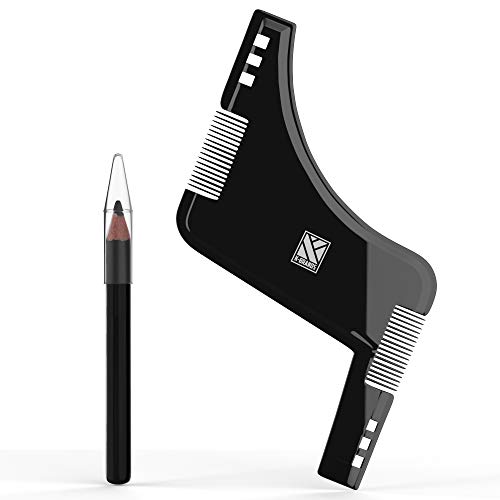 Peine y Plantilla Premium para el Modelado y Perfilado de la Barba K-Brands