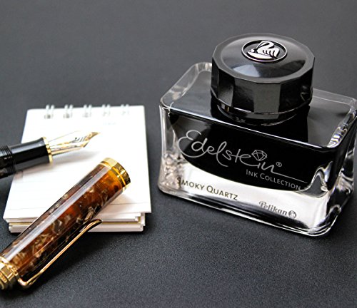 Pelikan Edelstein 300247 - Botella de Tinta 50 ml, smoky quartz