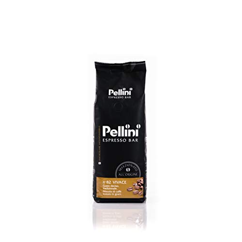 Pellini Caffè, Café en Grano Pellini Espresso Bar No. 82 Vivace - 500 gr, Paquete de 2