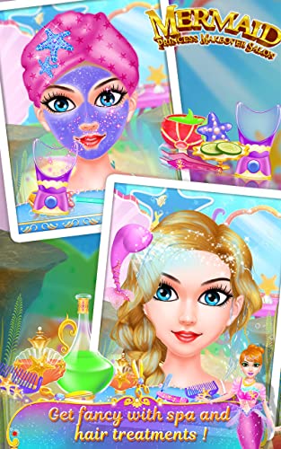 Peluquería sirena princesa