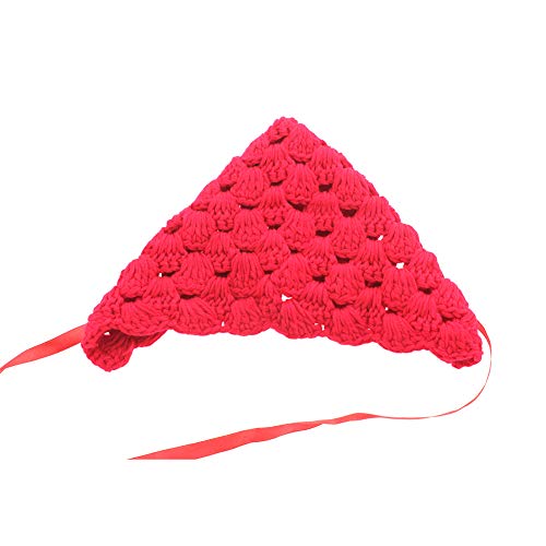 Pengyu- Gorro de punto con diseño de flores para bebé