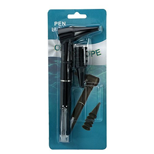 Penlight, 2 unids diagnóstico Penlight otoscopio cuidado del oído lente de aumento clínica linterna LED luz pluma