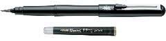 Pentel Arts - Juego de recambio de 12 cartuchos de tinta negra para rotulador de bolsillo con punta de pincel