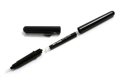 Pentel FP10 (FP10-A) Brush Pen Cartridge (Pigment Ink refills for PENTEL BRUSH PEN GFKP) - Black