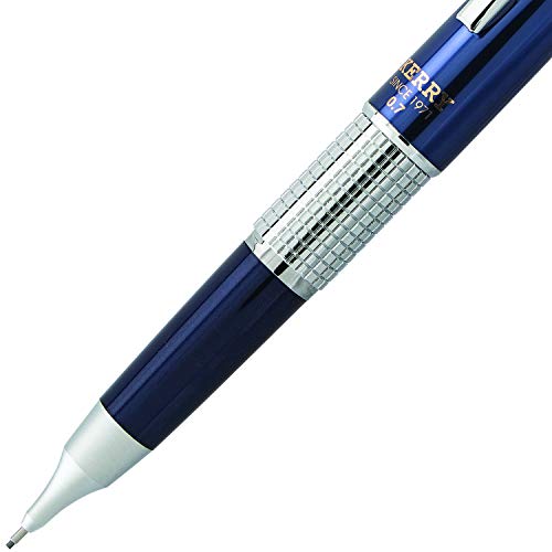 Pentel P1037C - Portaminas de lujo metálico, azul, 0,7mm