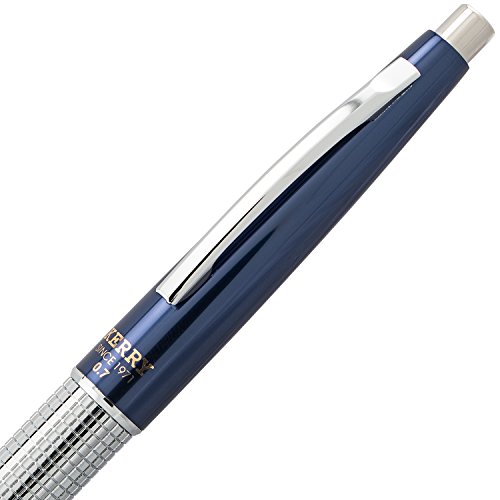 Pentel P1037C - Portaminas de lujo metálico, azul, 0,7mm
