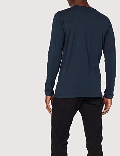 Pepe Jeans Flag Logo LS Camiseta, (Dulwich 594), X-Large para Hombre