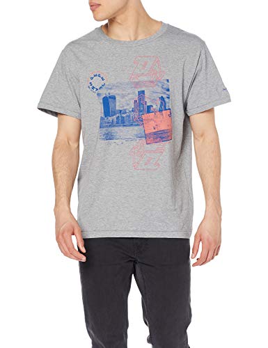 Pepe Jeans Jordan Camiseta, Gris (Grey Marl 933), Large para Hombre