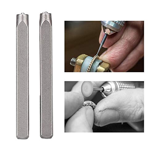 Perforadora de Acero al Carbono, Alfabeto / 1-9 Números Perforación Sello de Metal Orificio de perforación Herramienta de Conjunto de perforación Conjunto de perforación (Impresión Digital 2mm.)