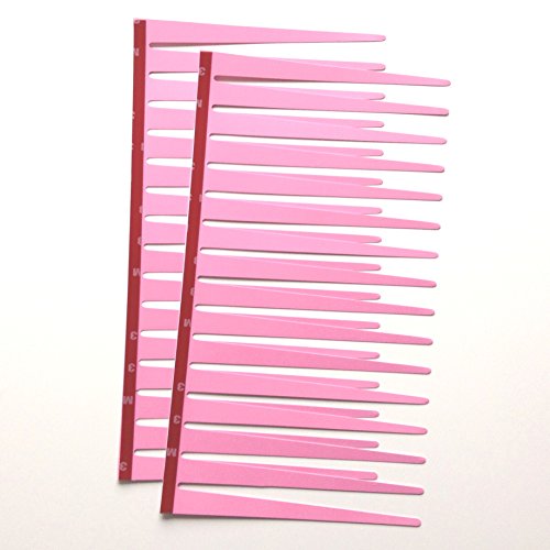 Pestañas para coche (par de 2 pestañas). – Banda de goma larga duradera (marca 3 m), alta calidad.