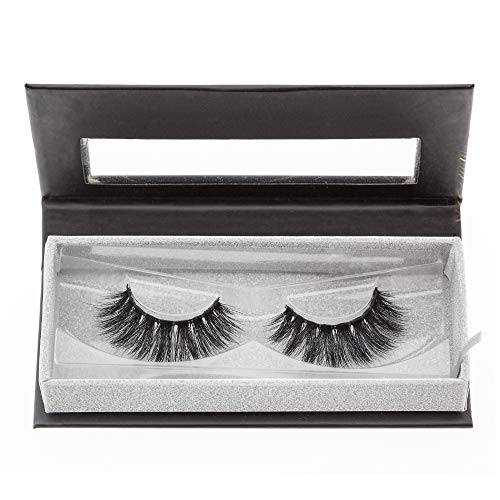 Pestañas postizas naturales de pelo natural 3D extensiones de pestaña con acabado real totalmente reutilizables sin necesidad de pegamento, múltiples diseños. Evano (SK019)