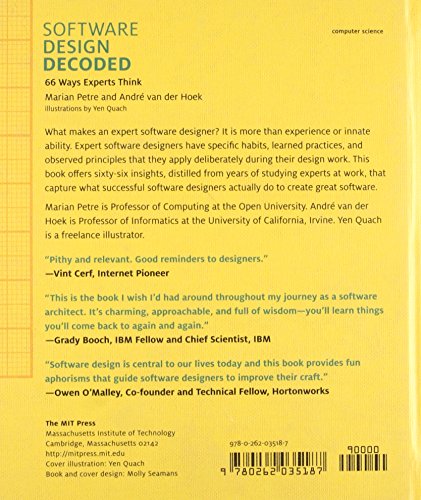 Petre, M: Software Design Decoded: 66 Ways Experts Think (The MIT Press)