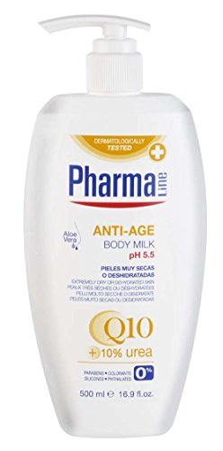 PHARMALINE loción corporal antiedad q10 dosificador 500 ml