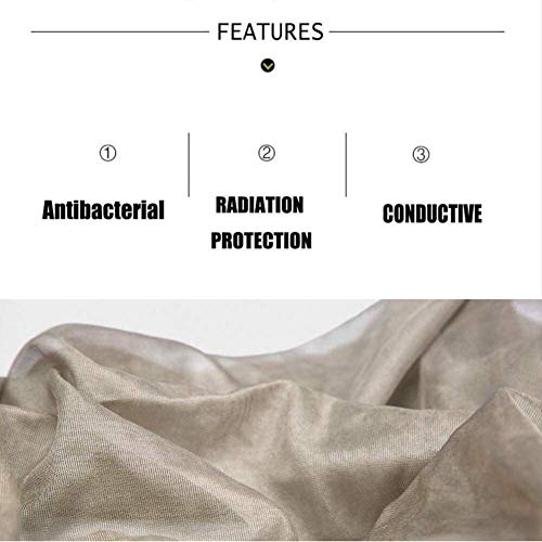 PHBSF Bloque De Tela De Malla Antirradiación WiFi, emi, EMP, RFID, Blindaje EMF, Bloqueo De Teléfono Celular, Tela Faraday para Hacer Cortinas, 60 Pulgadas De Ancho (Size : 1.5 * 4m)