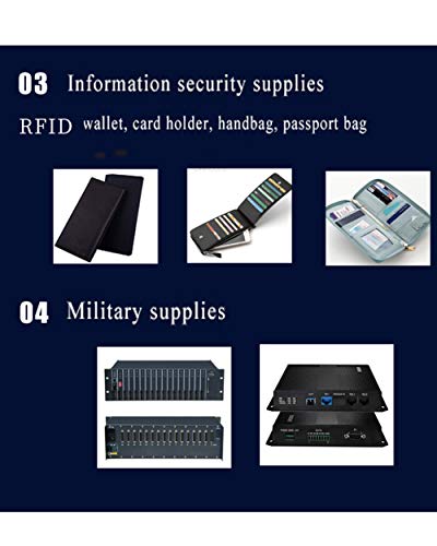 PHBSF Conexión A Tierra Conexión A Tierra/EMF Tela De Blindaje RFI/Tela Conductora Fibra Plateada Onda De Radio Protección De Señal De RF Tela Conductora(Size:1.08 * 2.5M)