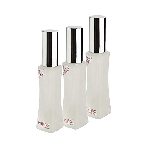 PHIERO - Pack de 3 Perfumes con 4 tipos de feromonas para mujer