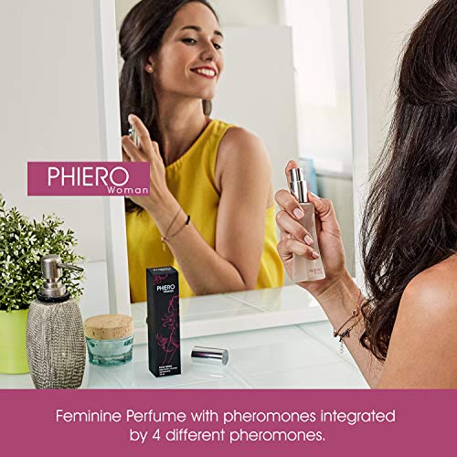 PHIERO - Pack de 3 Perfumes con 4 tipos de feromonas para mujer
