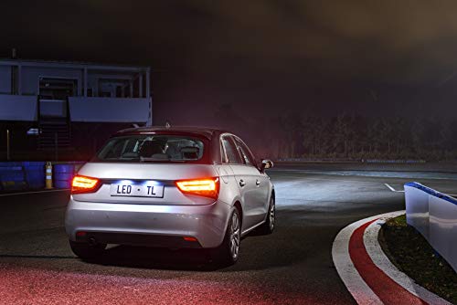 Philips 11499XURX2 LED foco de señalización para automóvil (P21/5W red), Rojo, Set de 2