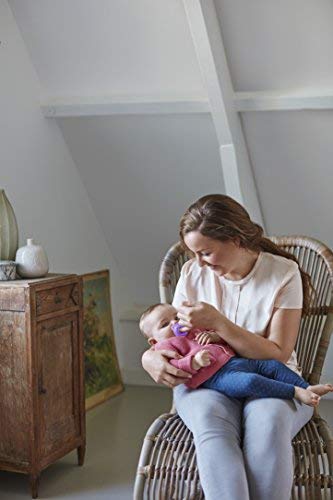 Philips Avent Soothie - Pack de 2 Chupetes calmantes de silicona médica, sin BPA, 3 meses, niña, color morado y rosa