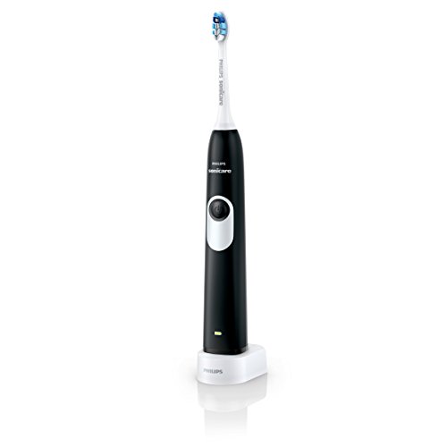 Philips Sonicare HX6231/08 - Cepillo de dientes electrico, serie 2, tecnologia sonica, smartimer, 31.000 movimientos por minuto, color negro