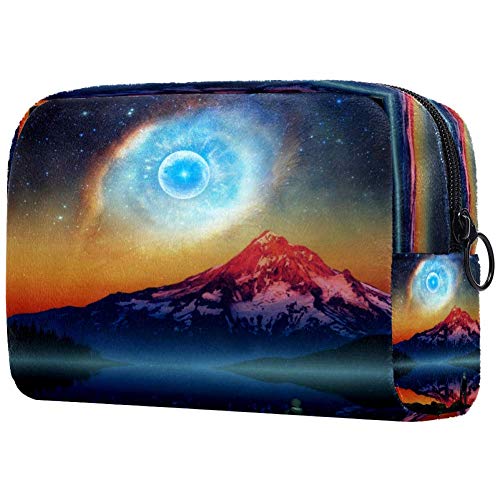 Photoshop - Bolsa de maquillaje para fotografía Cosmos para maquillaje, organizador portátil de viaje, para niñas, mujeres