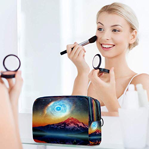 Photoshop - Bolsa de maquillaje para fotografía Cosmos para maquillaje, organizador portátil de viaje, para niñas, mujeres