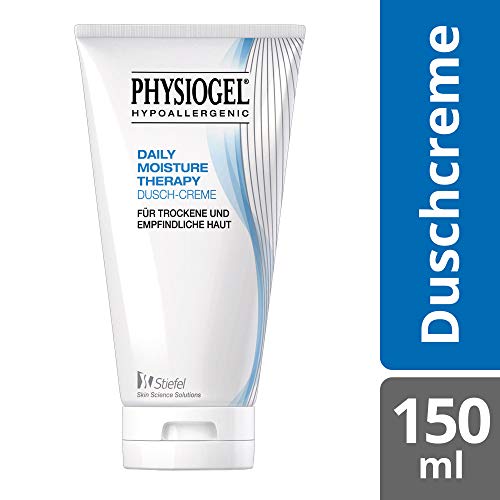PHYSIOGEL Daily Moisture Therapy - Crema de ducha hipoalergénica, adecuada para el cuidado hidratante de la piel sensible, 150 ml