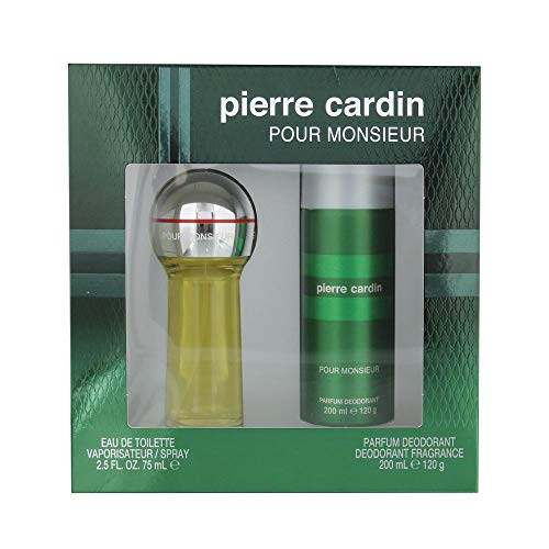 Pierre Cardin: caja para hombre, con agua de colonia 75 ml + desodorante 200 ml