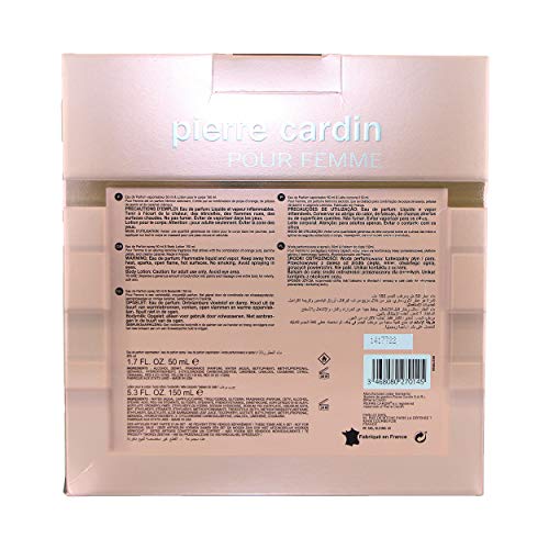 Pierre Cardin Pour Femme Estuche de agua de perfume de 50 ml + leche corporal de 150 ml