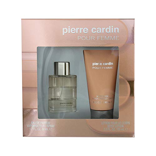 Pierre Cardin Pour Femme Estuche de agua de perfume de 50 ml + leche corporal de 150 ml